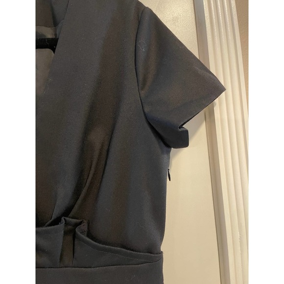 J. CREW Black Wool Midi Dress - Size 12 - NEW! - Picture 5 of 12